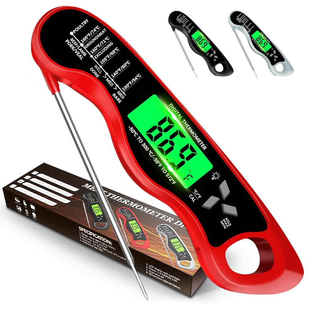Digital Meat Thermometer IP67 Waterproof with Back Light