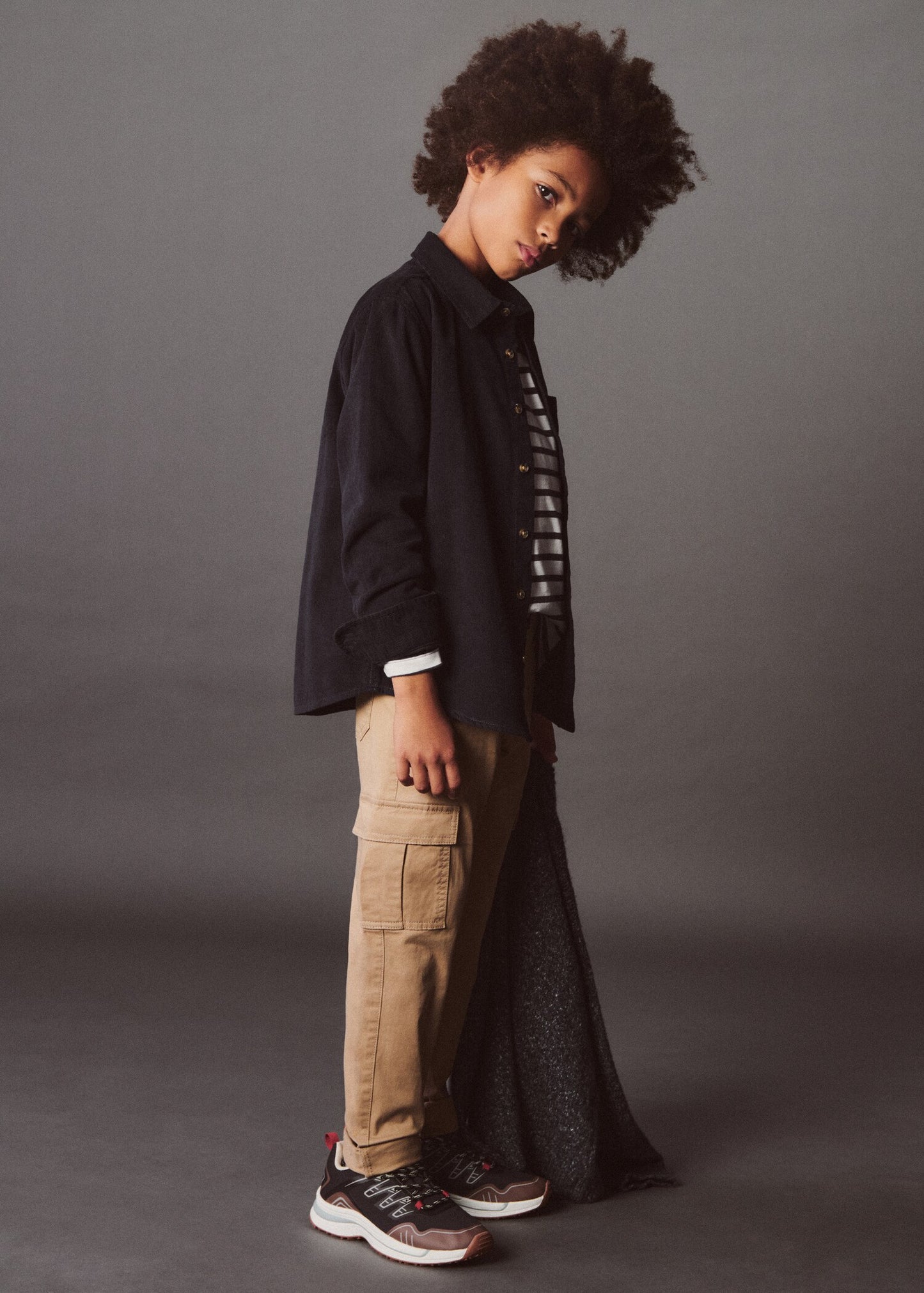 MANGO two-tone kids’ sneakers SIZE-2.5