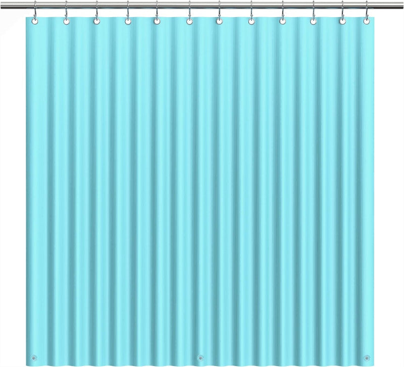 Shower Curtain Liner, 72x72 PEVA Waterproof with Rust-Proof Grommets