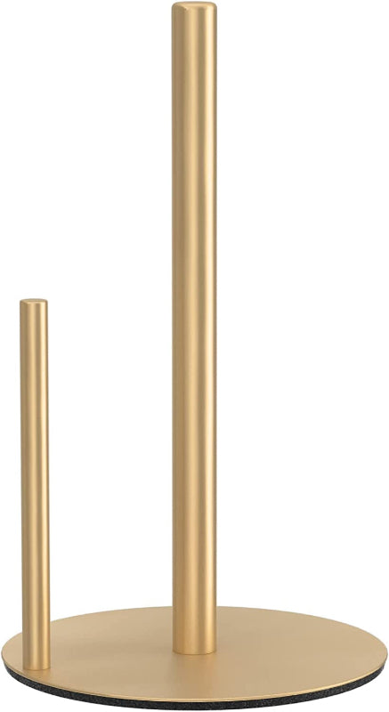 Stainless Steel Countertop Paper Towel Holder with Weighted Base