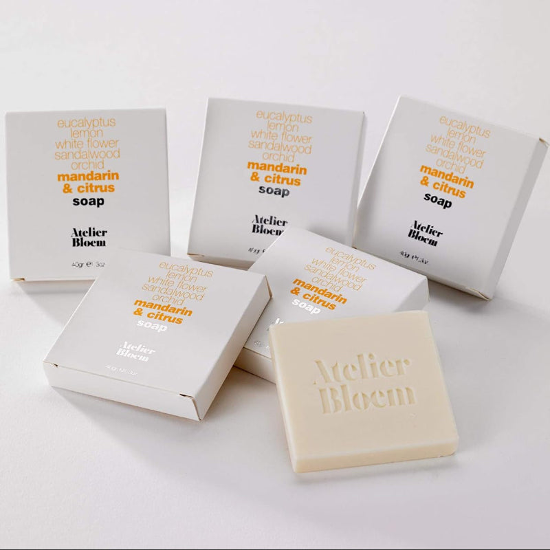 Mandarin & Citrus Bar Soap for Hands and Body, 1.3oz Bars