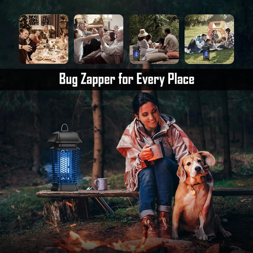 Waterproof Outdoor Electric Bug Zapper for Mosquitoes Flies and Flying Insects