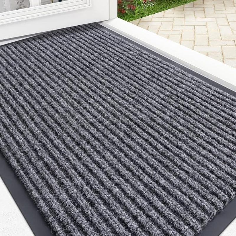 2-Pack 29.5 x 17 Inch, Waterproof Heavy Duty Doormat, Door Mat Indoor Outdoor Entrance, Fade Resistant, Low Profile
