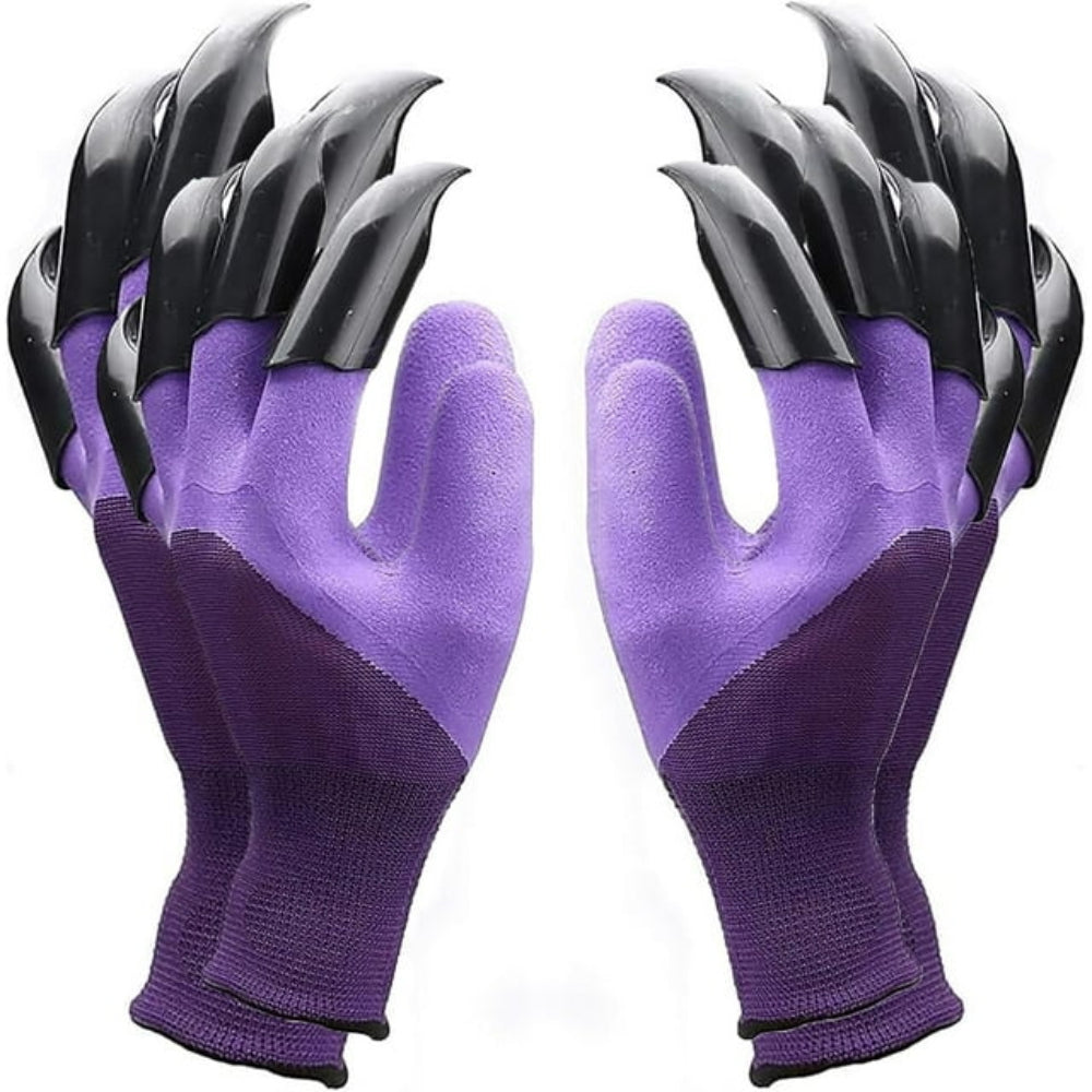 2 Pairs Gardening Gloves with Claws for Digging