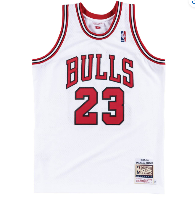 Authentic Jersey Chicago Bulls home 1997-98 Michael Jordan
