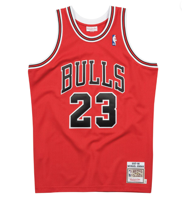 Authentic Jersey Chicago Bulls 1997-98 Michael Jordan