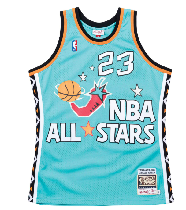 Authentic Jersey All-Star East 1996 Michael Jordan