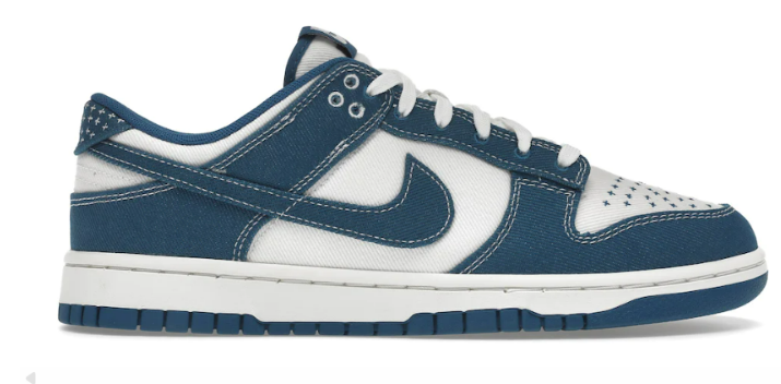 Men's Nike Dunk Low Industrial Blue Sashiko
