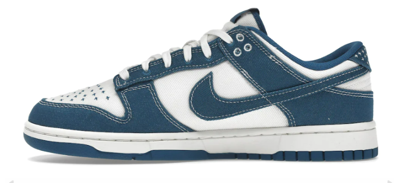 Men's Nike Dunk Low Industrial Blue Sashiko