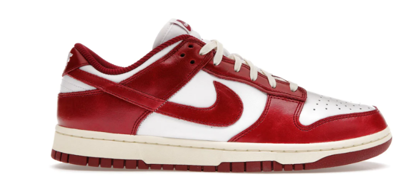Nike Dunk Low PRM Vintage Team Red (Women's)