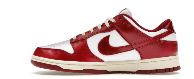 Nike Dunk Low PRM Vintage Team Red (Women's)