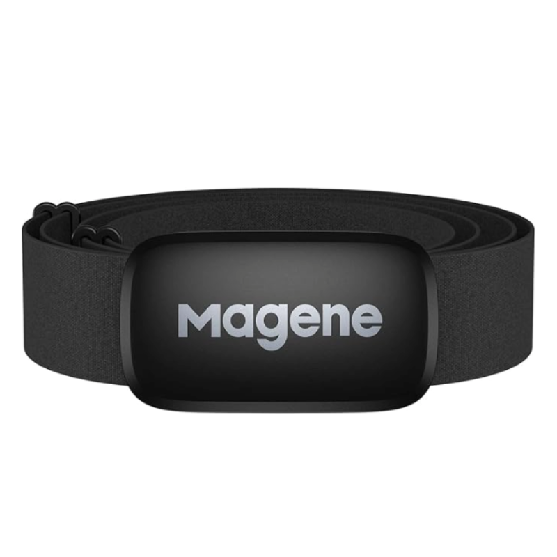 Heart Rate Monitor Chest Strap – Magene H64 Sensor with ANT+/Bluetooth, Compatible with iOS & Android Apps