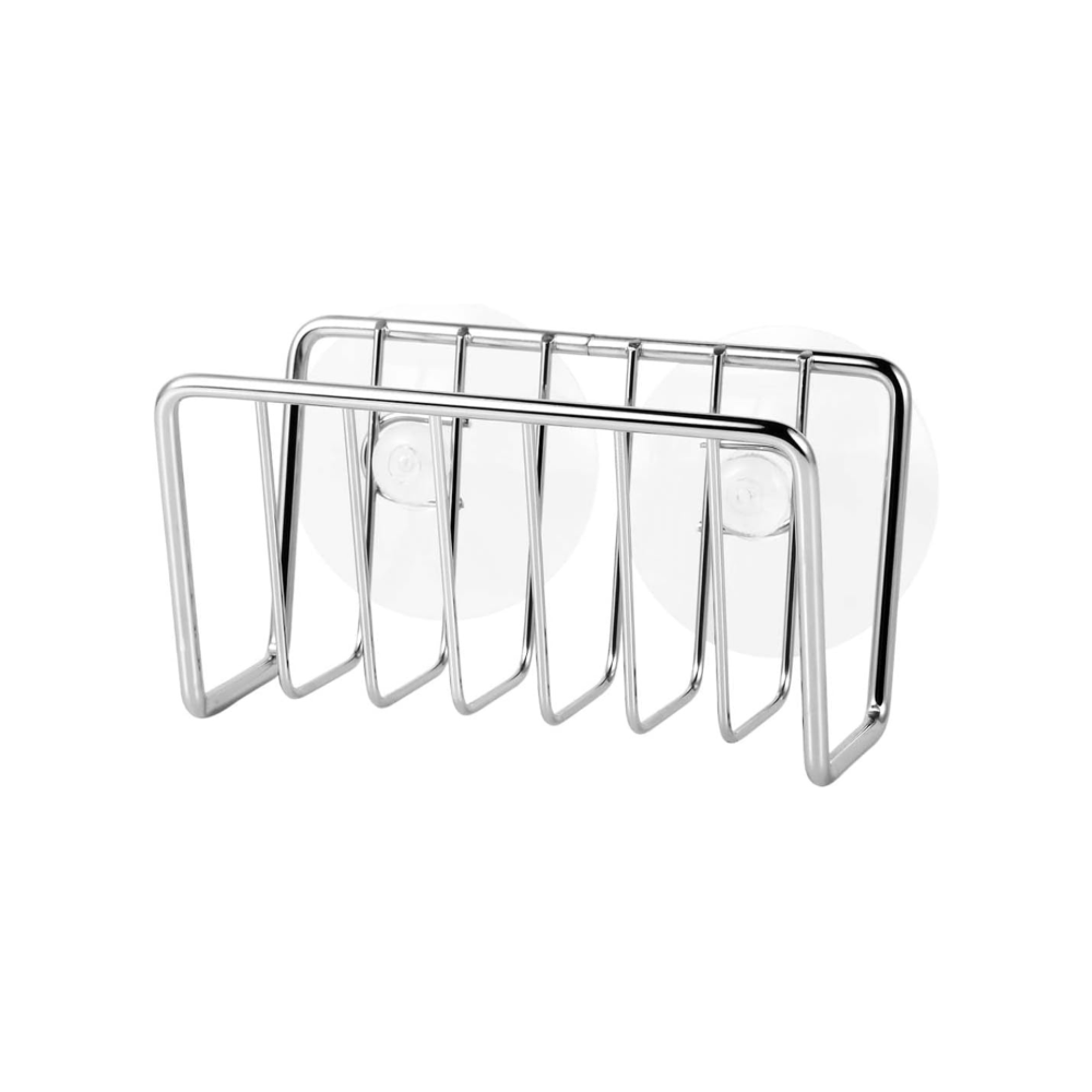 Sponge Holder for Kitchen Sink, Quick Drying Open Wire Basket Design