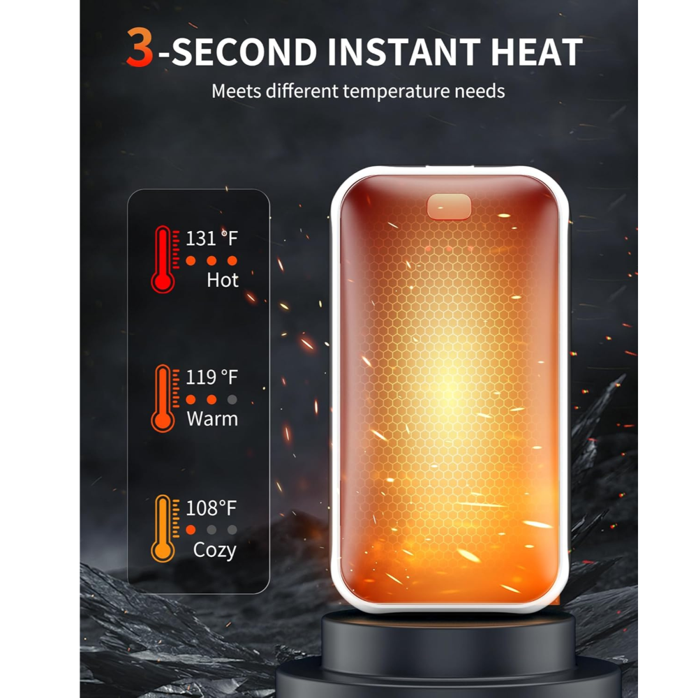 2 Pack - Rechargeable Hand Warmers