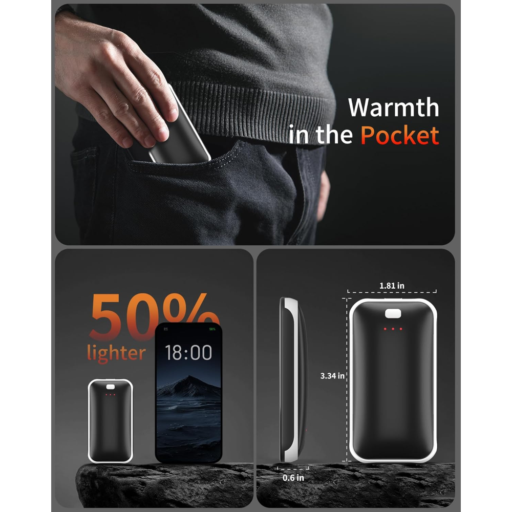 2 Pack - Rechargeable Hand Warmers