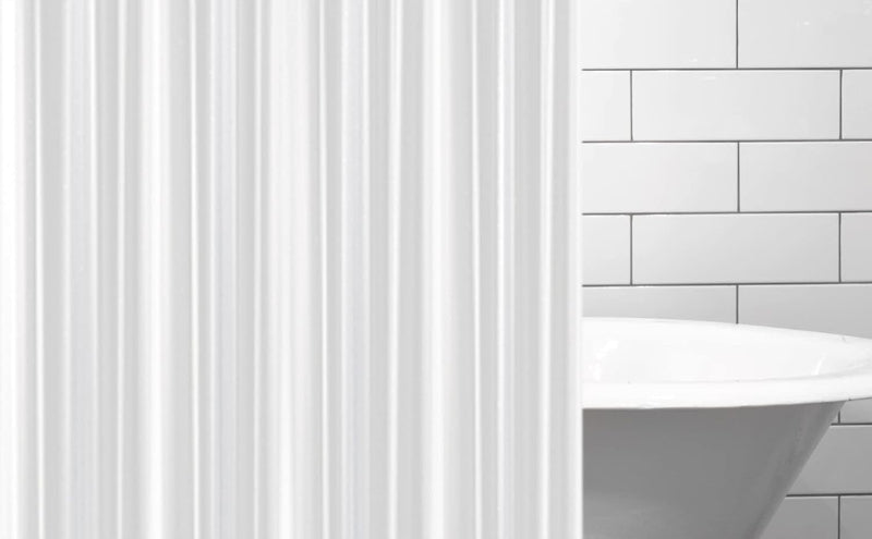 Shower Curtain Liner, 72x72 PEVA Waterproof with Rust-Proof Grommets