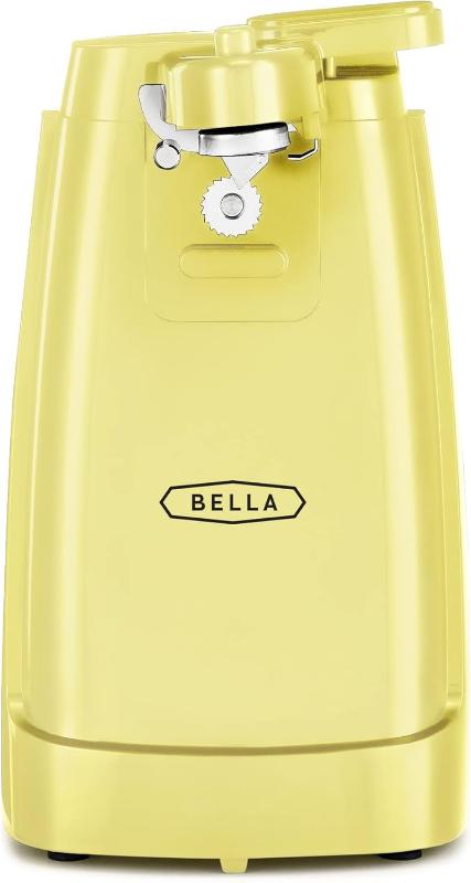 Multifunctional Electric Can Opener and Knife Sharpener with Cord Storage