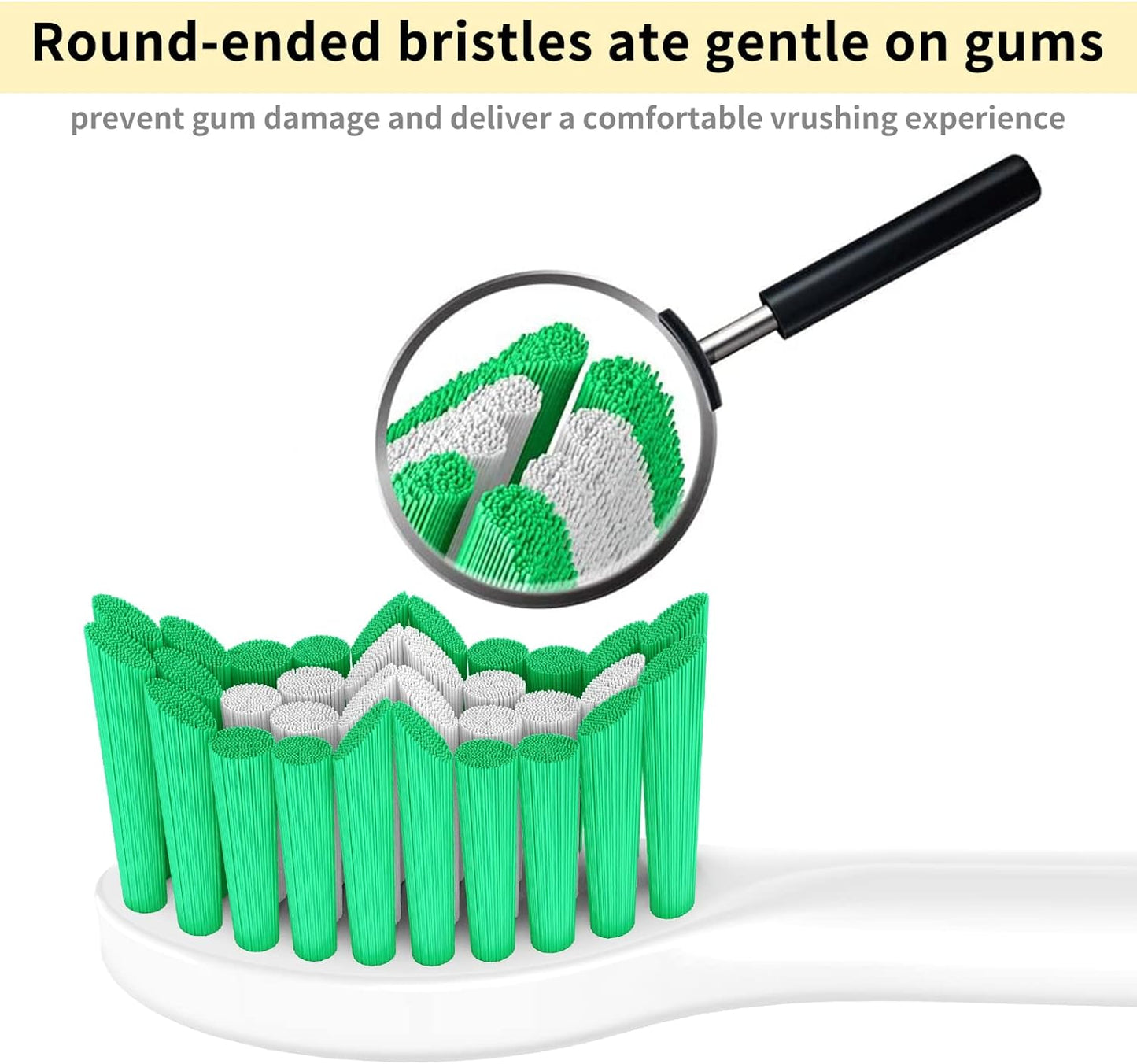 Test 4/3/25 Aoremon Replacement Toothbrush Heads for Philips Sonicare E-Series Essence HX7022/66 and other Screw-on Electric Toothbrush Model, 6 Pack