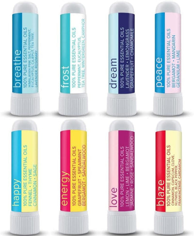 Portable Nasal Inhaler, Non-Medicated with Soothing Menthol Vapors