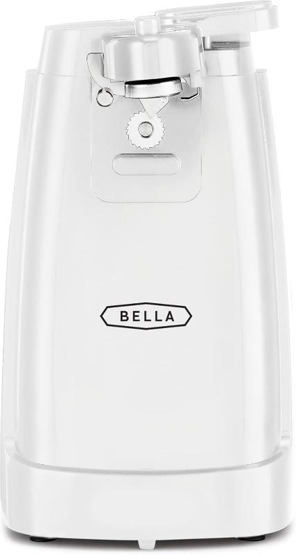 Multifunctional Electric Can Opener and Knife Sharpener with Cord Storage