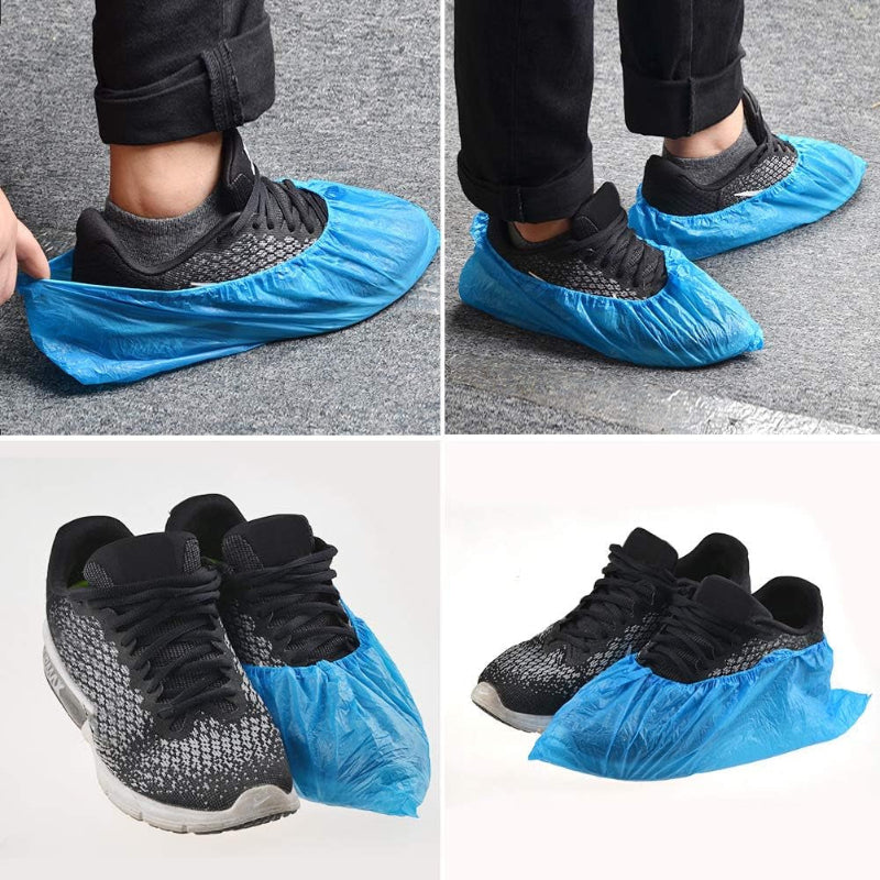 100 Pack Disposable Hygienic Boot & Shoe Covers  (50 Pairs)