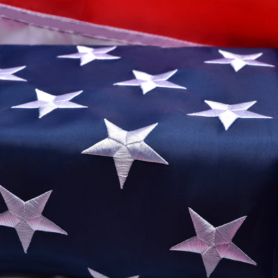 3'x5' American Flag, Longest Lasting, Heavy Duty Durable Flag with Embroidered Stars