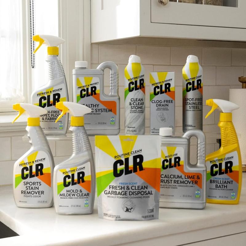 CLR Mold & Mildew Clear, Bleach-Free Stain Remover - EPA Safer Choice