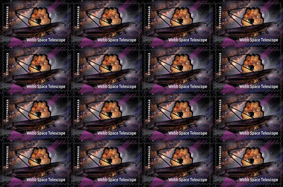 USPS Charles James Webb Space Telescope Forever Stamps - Sheet of 20 Postage Stamps