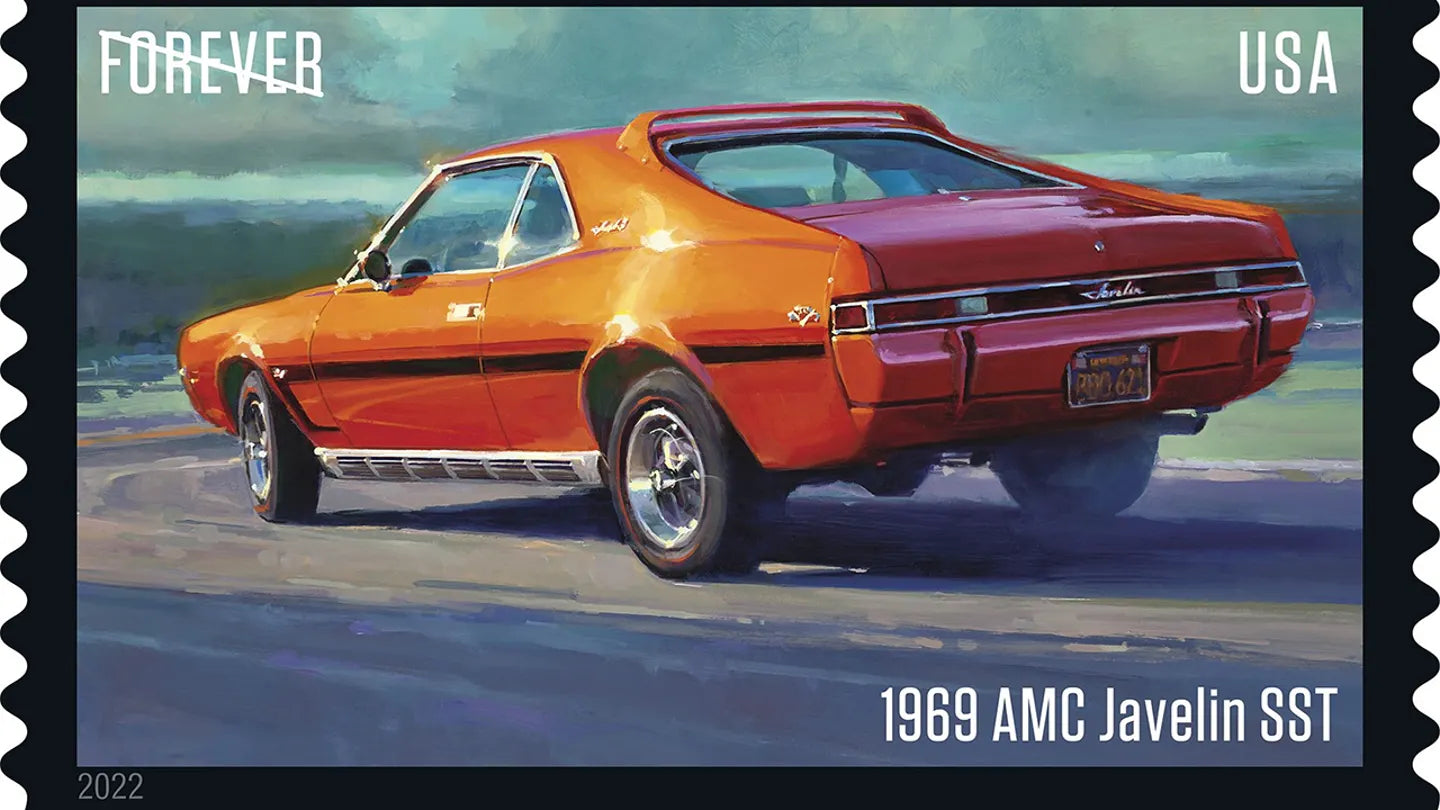 USPS Pony Cars Ford Mustang Forever Stamps - Sheet of 20 First Class Forever Stamps