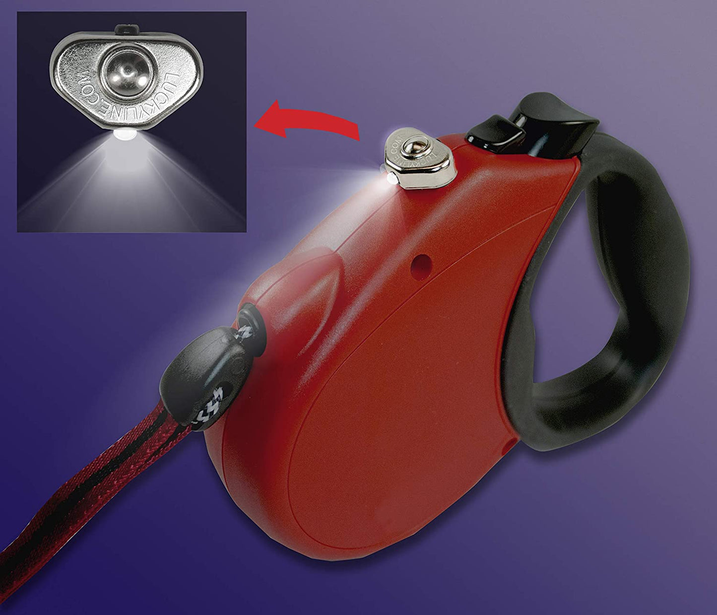 Smallest LED Thumb Light for Keys, Screwdrivers, Measuring Tape, Cabinets, Pet Leashes & More (90701), Silver