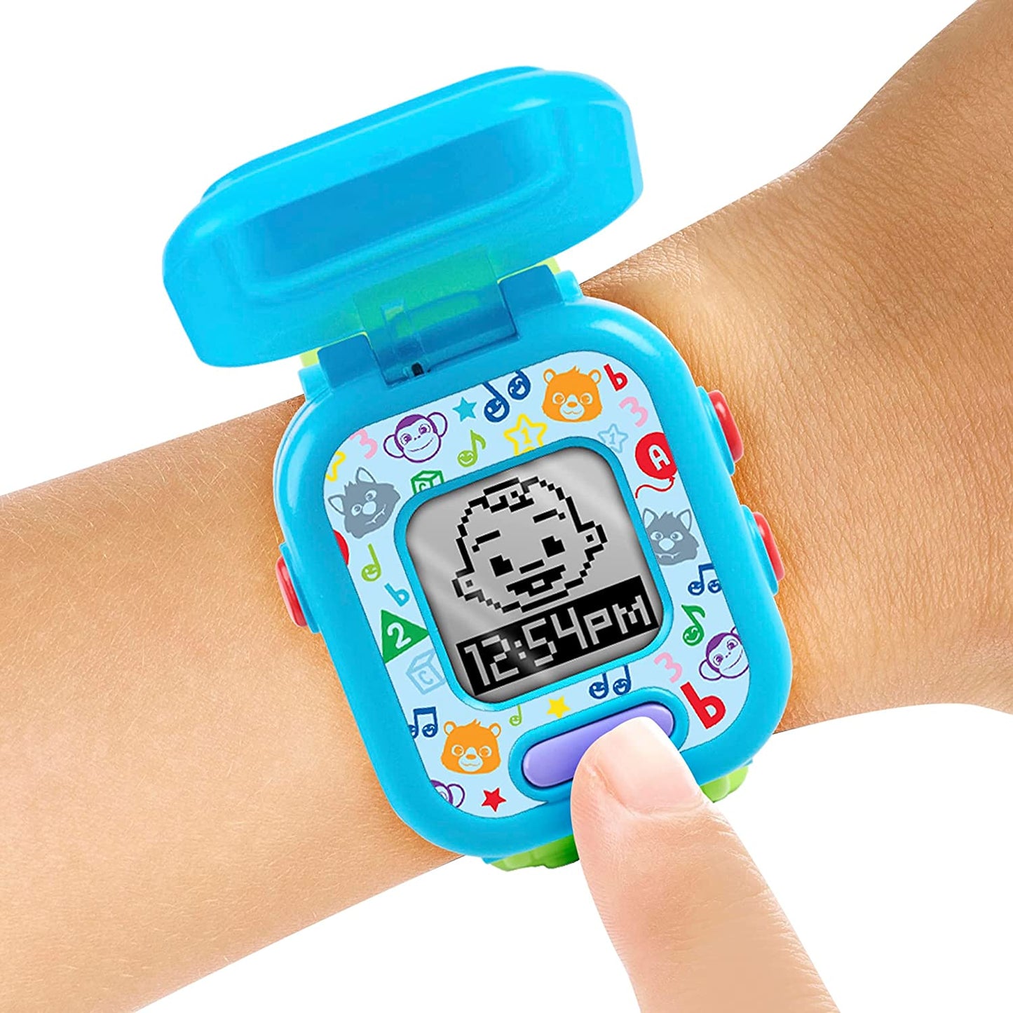 Cocomelon Jj’S Learning Smart Watch Toy for Kids with 3 Education-Based Games, Alarm Clock, and Stop Watch, by Just Play
