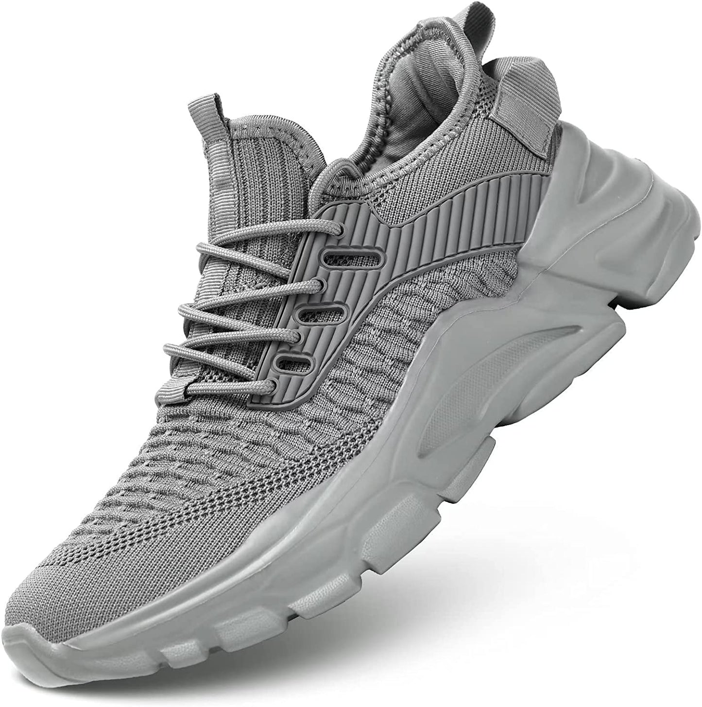 Men's Running Shoes Non Slip Shoes Breathable Lightweight Fashion Sneakers Slip Resistant Athletic Sports Walking Gym Work Shoes
