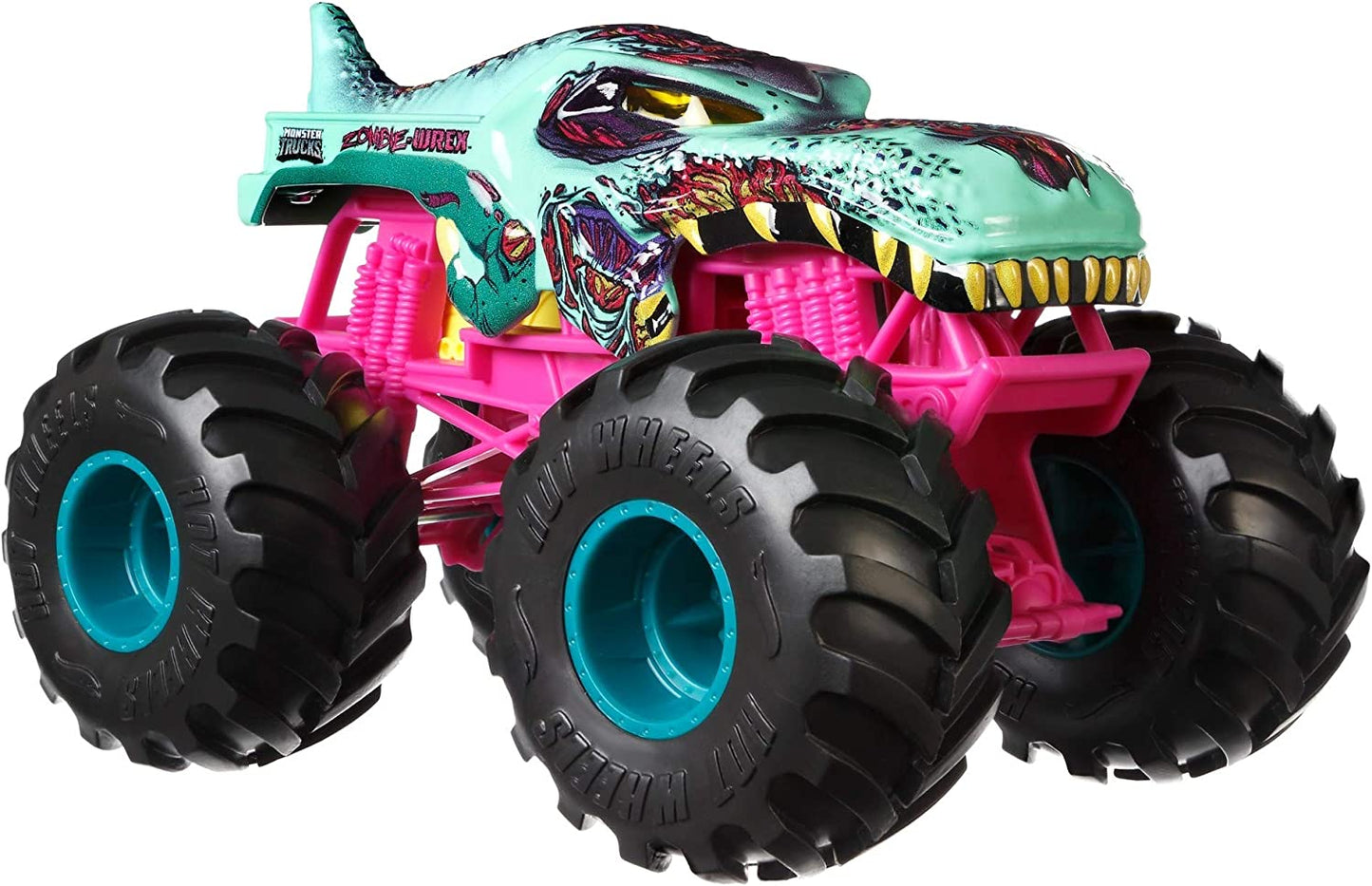 Hot Wheels Monster Truck 1:24 Scale Taxi Vehicle with Giant Wheels for Kids Age 3 to 8 Years Old Great Gift Toy Trucks Large Scales