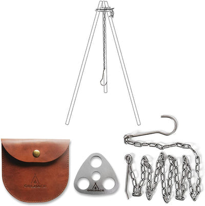 Outdoor Camp Tripod Cooking Accessories Set