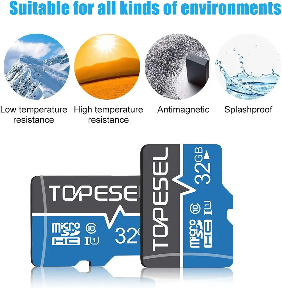 32GB Micro SD Card 5 Pack Memory Cards Micro SDHC UHS-I TF Card Class 10 for Camera/Drone/Dash Cam(5 Pack U1 32GB)
