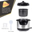 Prepameal 3 Quart Pressure Cooker 8 in 1 Multi Use Programmable Instant Cooker Electric Pressure Pot with Slow Cooker, Rice Cooker, Steamer, Sauté, Brown, Warmer