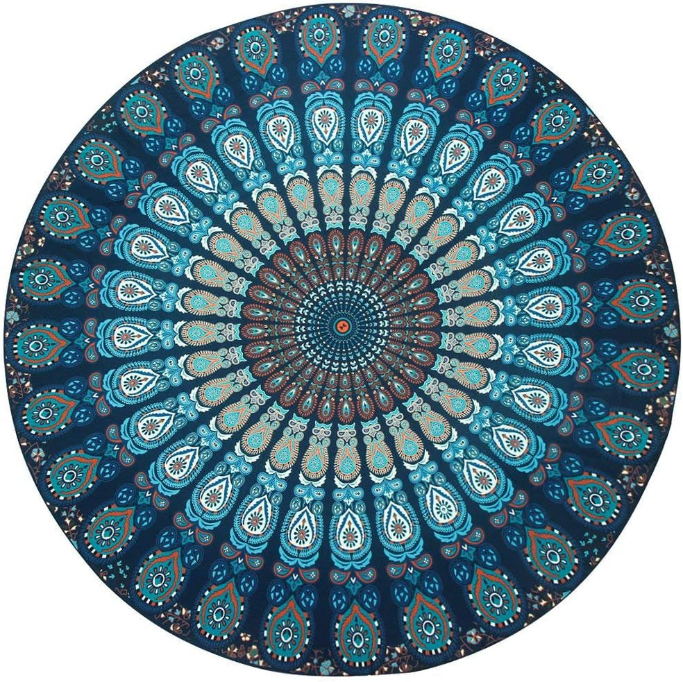 Round Beach Throw Tapestry 60 Inches