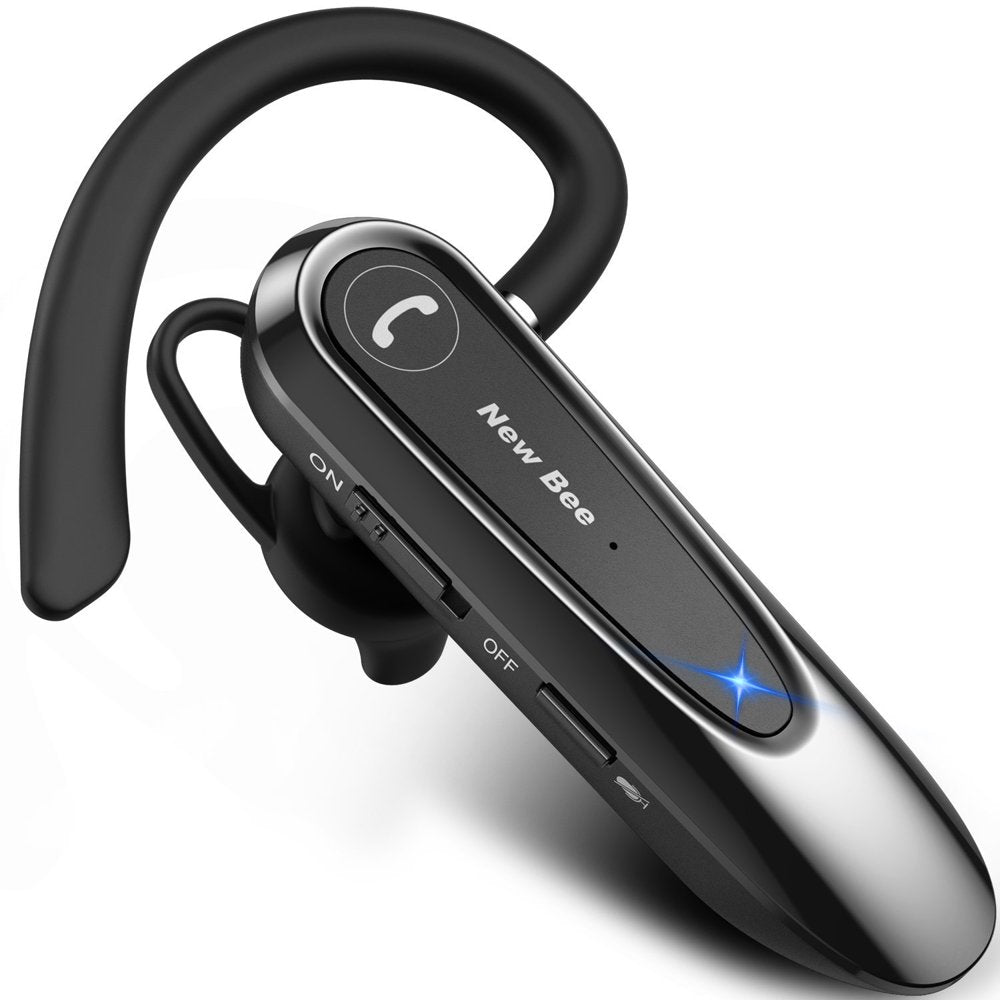 Bluetooth Headset W/Mic Wireless Earpiece In-Ear Business Earbuds for IOS Android Cellphone