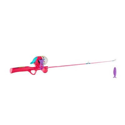 Barbie Kit 2'6" Spincast Combo - Kids Fishing Combo