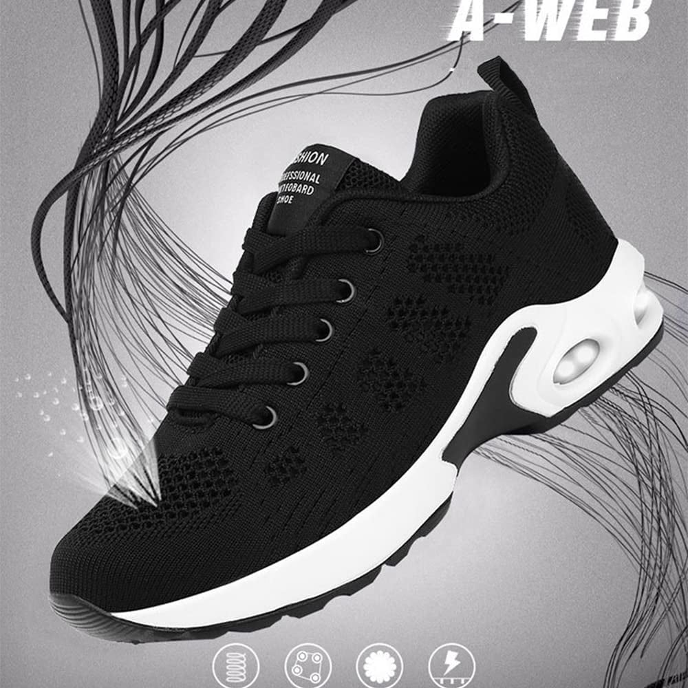Women Running Shoes Lightweight Air Cushion Sneakers Breathable Walking Athletic