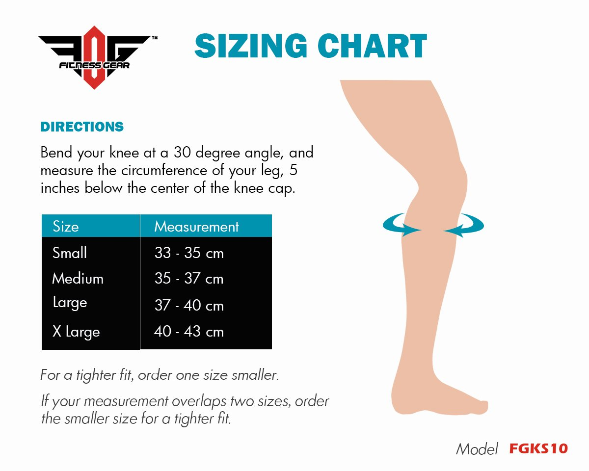 Knee Sleeve - 5MM Compression Knee Support Brace for Squats, Crossfit, Weightlifting, Basketball, Volleyball, Running, Cycling, Sports - Relieves from Knee Pains - ACL Support - by FOG Fitness Gear