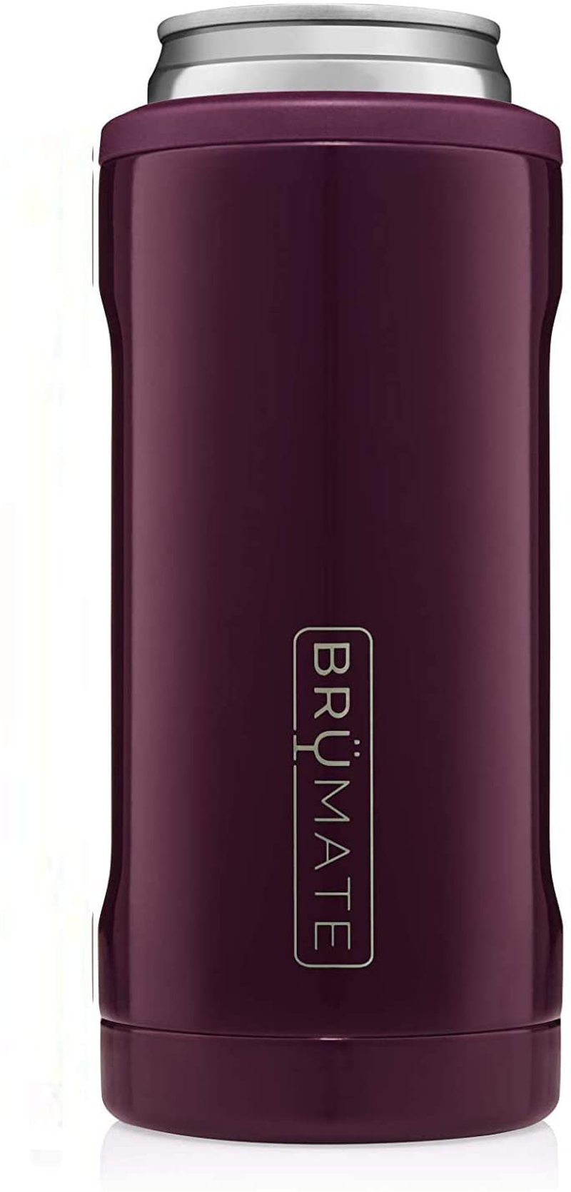 BrüMate Hopsulator Slim Double-walled Stainless Steel Insulated Can Cooler for 12 Oz Slim Cans