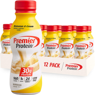 Premier Protein Shake 30g Protein, 1g Sugar, 24 Vitamins & Minerals, Nutrients to Support Immune Health, 12 Pack, 138.0 Fl Oz
