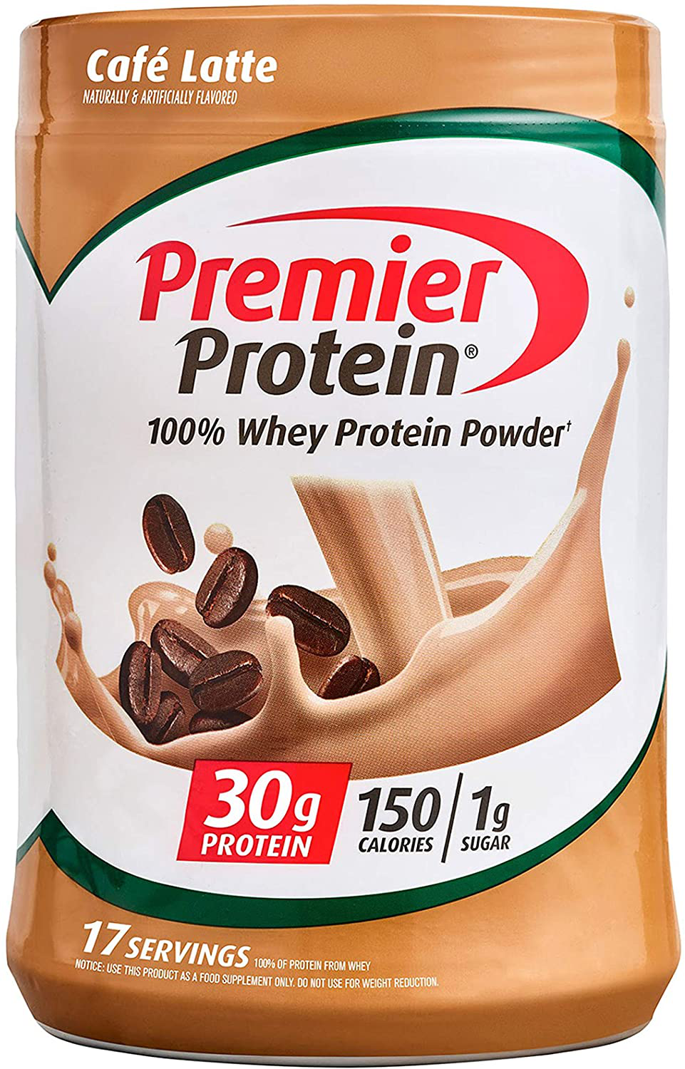 Premier Protein 100% Whey Protein Powder(Keto Friendly, No Soy Ingredients, Gluten Free), 23.9 Oz