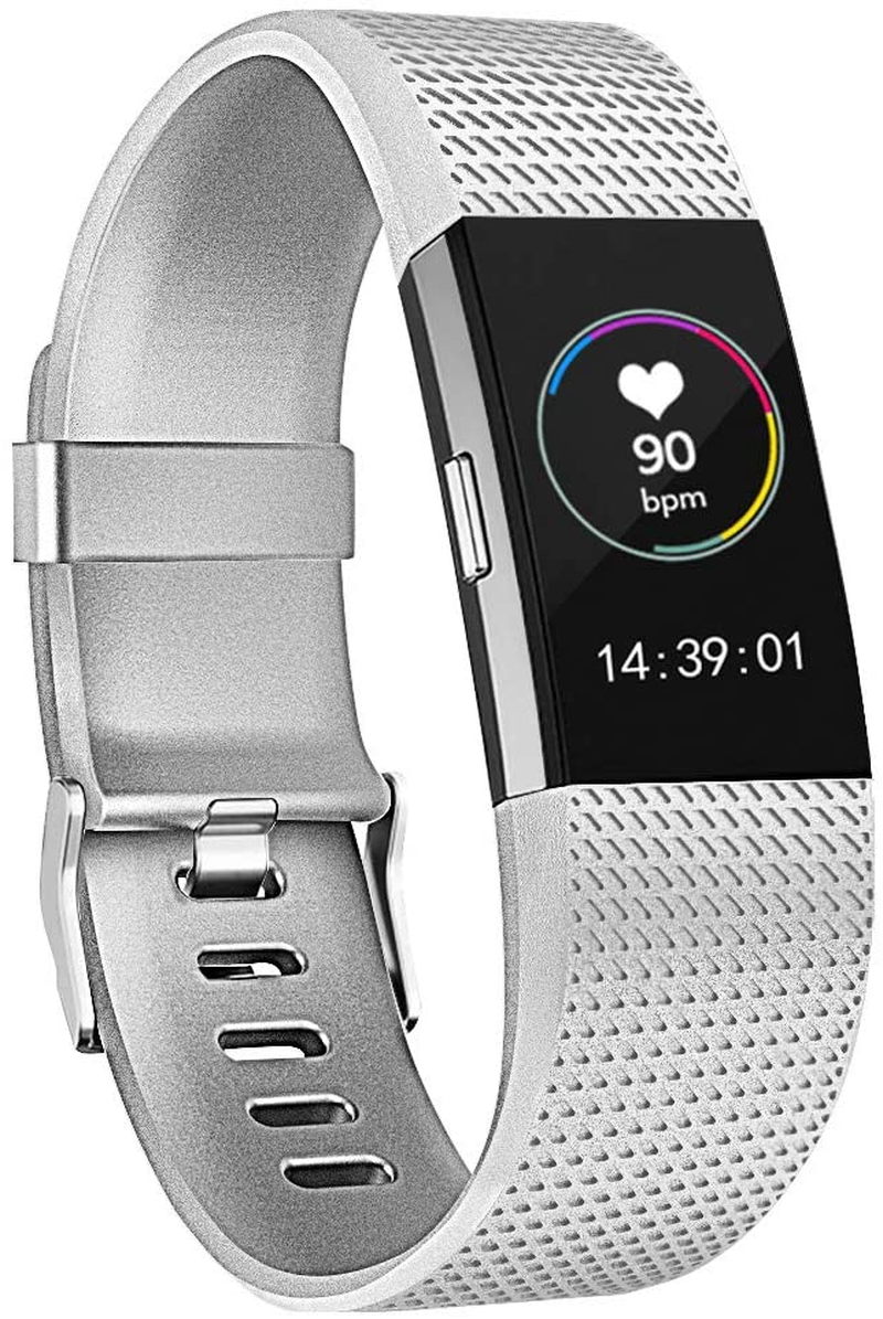 Replacement Bands Compatible for Fitbit Charge 2, Classic & Special Edition Adjustable Sport Wristbands