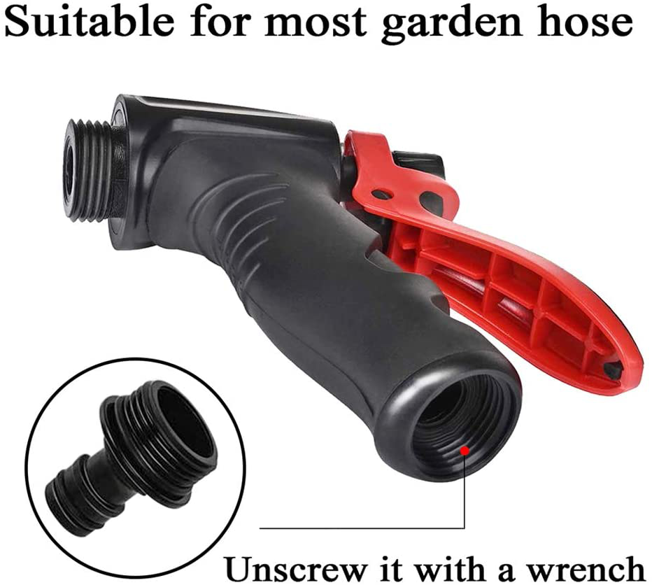 Car Wash Foam Gun, Adjustable Hose Wash Sprayer with Adjustment Ratio Dial Foam Blaster Fit - Foam Cannon Attaches to Any Garden Hose (with Wash Kit)
