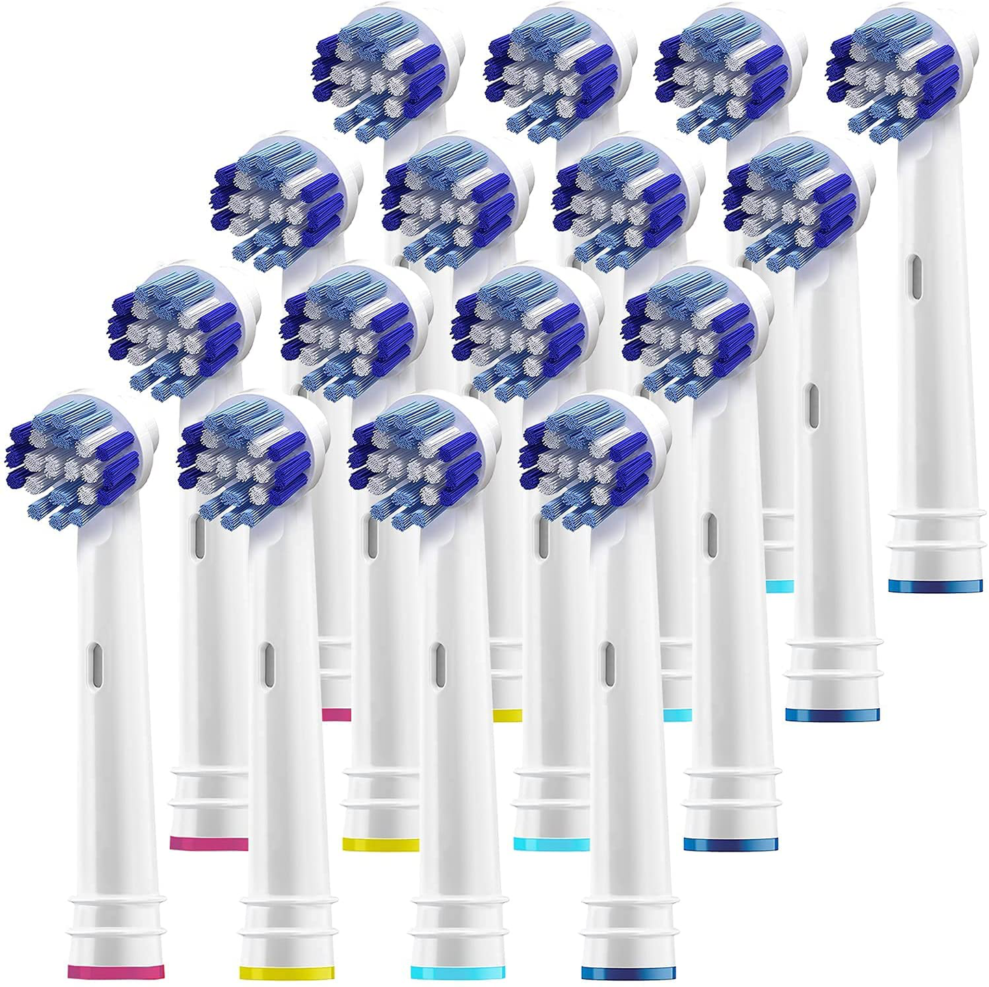 Replacement Brush Heads Compatible with OralB Braun Precision Refills for Oral-b 7000, Clean, Oral B Pro 1000, 9600, 500, 3000, 8000, Vitality Plus!