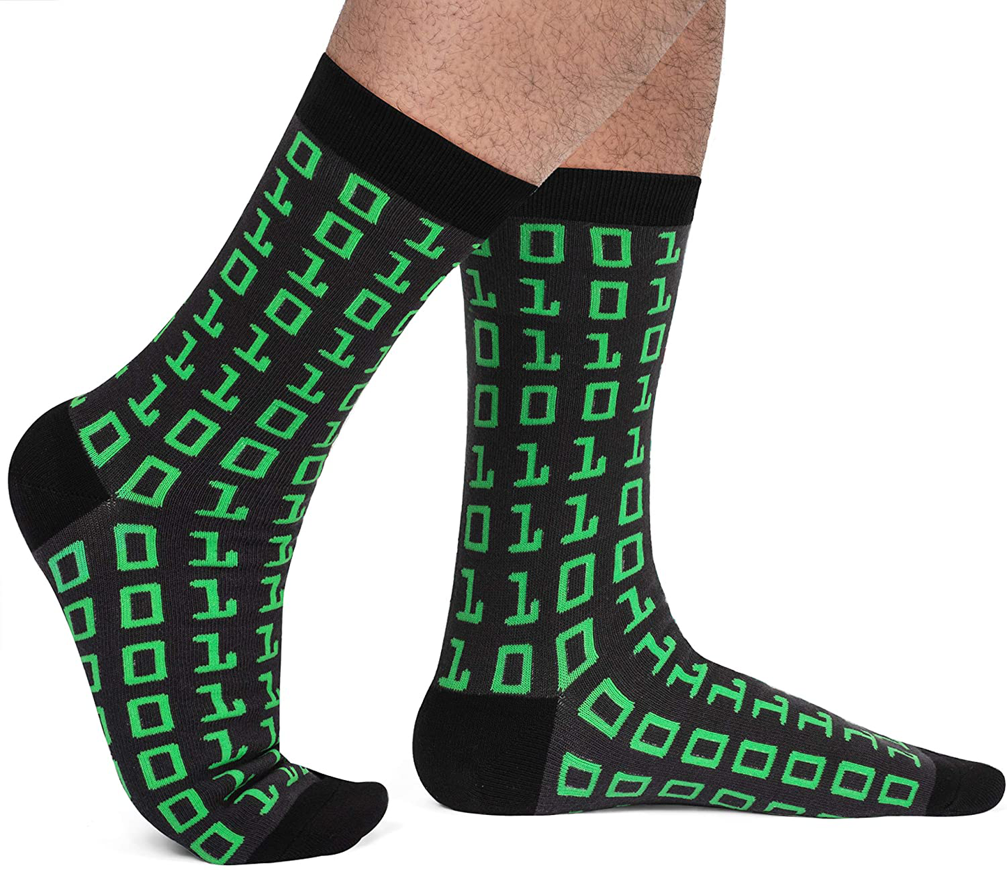 Funny Nerd Socks - Gift for Teachers, Students, Book Lovers, Math, Science Geeks