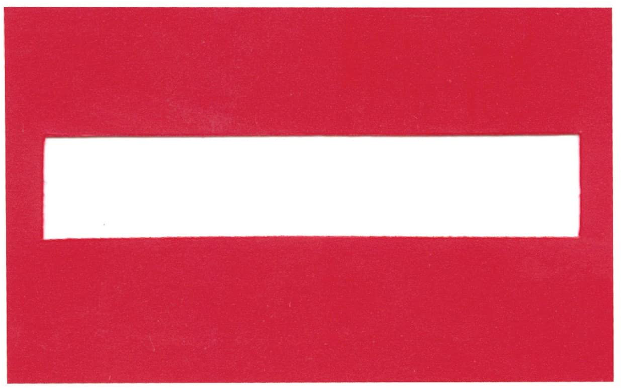 Signature Guide - Red Plastic