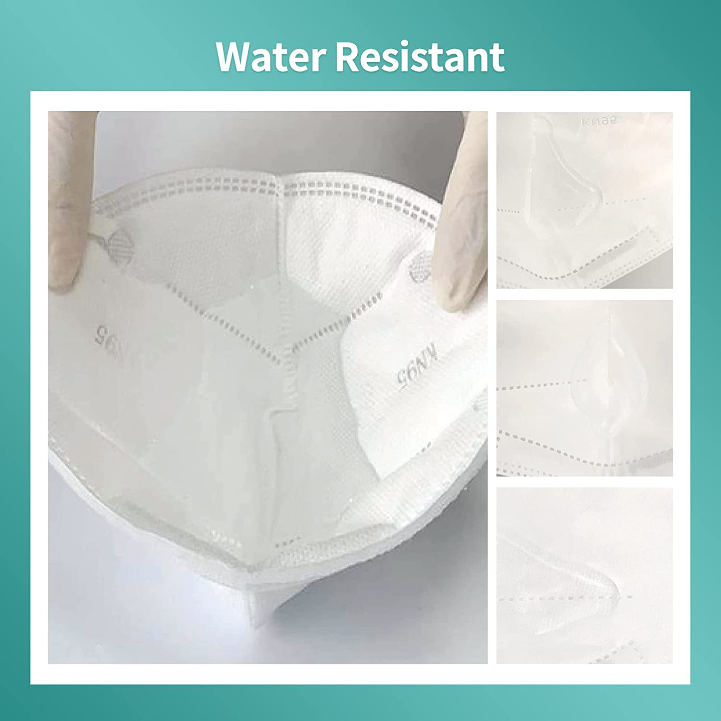 20 Pack Certified KN95 Face Mask - 5-Layer Protective Face Mask, White